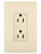 Legrand - 885TRWRLA - Outdoor Outlet - radiant - Light Almond