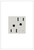 Legrand - ARCH152W10 - 15A Tamper-Resistant Half-Controlled Outlet - adorne - White