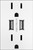 adorne Dual-USB Outlet (ARTRUSB153W4)
