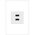 adorne Ultra-Fast USB Type-A/A Outlet Module (ARUSB2AA6W4)
