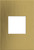Legrand - AWC1G2BSB4 - One-Gang Screwless Wall Plate - adorne - Brushed Satin Brass