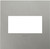 Legrand - AWC2GBS4 - Two-Gang Screwless Wall Plate - adorne - Brushed Stainless Steel