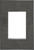 Legrand - AWM1G3SL4 - One-Gang-Plus Screwless Wall Plate - adorne - Slate Linen