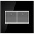 adorne Two-Gang Screwless Wall Plate (AWM2GMB4)