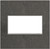 Legrand - AWM2GSL4 - Two-Gang Screwless Wall Plate - adorne - Slate Linen