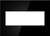 Legrand - AWM3GMB4 - Three-Gang Screwless Wall Plate - adorne - Mirror Black