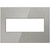Legrand - AWM3GMS4 - Three-Gang Screwless Wall Plate - adorne - Brushed Stainless