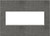 Legrand - AWM3GSL4 - Three-Gang Screwless Wall Plate - adorne - Slate Linen