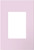 adorne One-Gang Screwless Wall Plate with Microban (AWP1G3RA)