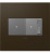 adorne Two-Gang Screwless Wall Plate (AWP2GBR4)