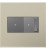 adorne Two-Gang Screwless Wall Plate (AWP2GTM4)