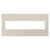 Legrand - AWP5GOM - Five-Gang Screwless Wall Plate with Microban - adorne - Oatmeal