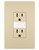 Legrand - NTL885TRICC6 - 15A Tamper-Resistant Outlet with Night Light - radiant - Ivory