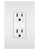 Legrand - NTL885TRW - 15A Tamper-Resistant Outlet with Night Light - radiant - White