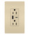 Legrand - R26USBACI - 15A Tamper-Resistant USB Type A/C Outlet - radiant - Ivory