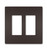 Legrand - RWP262DBCC6 - Two-Gang Screwless Wall Plate - radiant - Dark Bronze