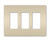 Legrand - RWP263LA - Three-Gang Screwless Wall Plate - radiant - Light Almond