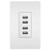 Legrand - TM8USB4WCC6 - Quad USB Charger - radiant - White