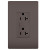 Legrand - TR26352R - Spec Grade 20A Tamper-Resistant Receptacle - radiant - Brown