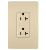 Legrand - TR26352RI - Spec Grade 20A Tamper-Resistant Receptacle - radiant - Ivory