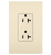 Legrand - TR26352RLA - Spec Grade 20A Tamper-Resistant Receptacle - radiant - Light Almond