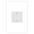 Legrand - WNAL43W1 - Wireless Wake/Sleep Smart Switch with Netatmo - adorne - White