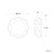 Carat LED Flush Mount (BFM12213-PN)