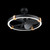 Schonbek Beyond - BFR45428-BK/BN - LED Fandelier - Atomic - Black Leather- Brushed Nickel
