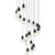 Schonbek Beyond - BPD20221OH-BK - LED Pendant - Martini - Black
