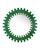 Currey and Company - 1000-0170 - Mirror - Glasdele Emerald - Green/Antique Brass