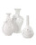Currey and Company - 1200-0982 - Vase Set of 3 - Ave Maria - White