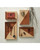 Leather & Raffia Tray Set of 2 (1200-1070)
