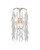 Currey and Company - 5000-0286 - Three Light Wall Sconce - Glen Arbor - White/Contemporary Silver Leaf/Contemporary Silver