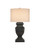 Currey and Company - 6000-1061 - One Light Table Lamp - Balustrade - Distressed Light Black