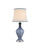 Currey and Company - 6000-1064 - One Light Table Lamp - Zeta - Gray Blue/Clear