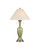 Currey and Company - 6000-1069 - Two Light Table Lamp - Classico - Green/Beige/Antique Brass