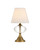 Currey and Company - 6700-0018 - LED Table Lamp - Sashay - Clear/Polished Antique Brass