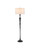 Currey and Company - 8000-0180 - One Light Floor Lamp - Mirage - Black