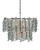 Currey and Company - 9000-1330 - Six Light Chandelier - Herbary - Clear/Bronze