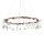 Currey and Company - 9000-1333 - Ten Light Chandelier - Morning Grove - Rhine Gold/Clear