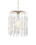 Currey and Company - 9000-1335 - One Light Pendant - Glen Arbor - White/Contemporary Silver Leaf/Contemporary Silver