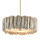 Currey and Company - 9000-1342 - Three Light Semi-Flush Mount - Driftwood - Whitewash/White