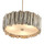 Driftwood Three Light Semi-Flush Mount (9000-1342)