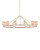 Currey and Company - 9000-1350 - Ten Light Chandelier - Ellerston - Saddle Brown/Brushed Brass