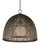 Currey and Company - 9000-1353 - One Light Pendant - Eduardo - Natural Iron/Brass