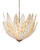 Currey and Company - 9000-1355 - Three Light Chandelier - Lamina - Antique Brass/Off-White