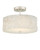Currey and Company - 9000-1361 - Three Light Semi-Flush Mount - Florecitas - Clear/Nickel