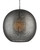 Currey and Company - 9000-1364 - One Light Pendant - Buckram - Black Nickel