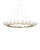 Currey and Company - 9000-1372 - LED Chandelier - Oakwreath - Polished Antique Brass/Clear