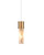 Currey and Company - 9000-1379 - One Light Pendant - Cannula - Vintage Brass/White/Silver